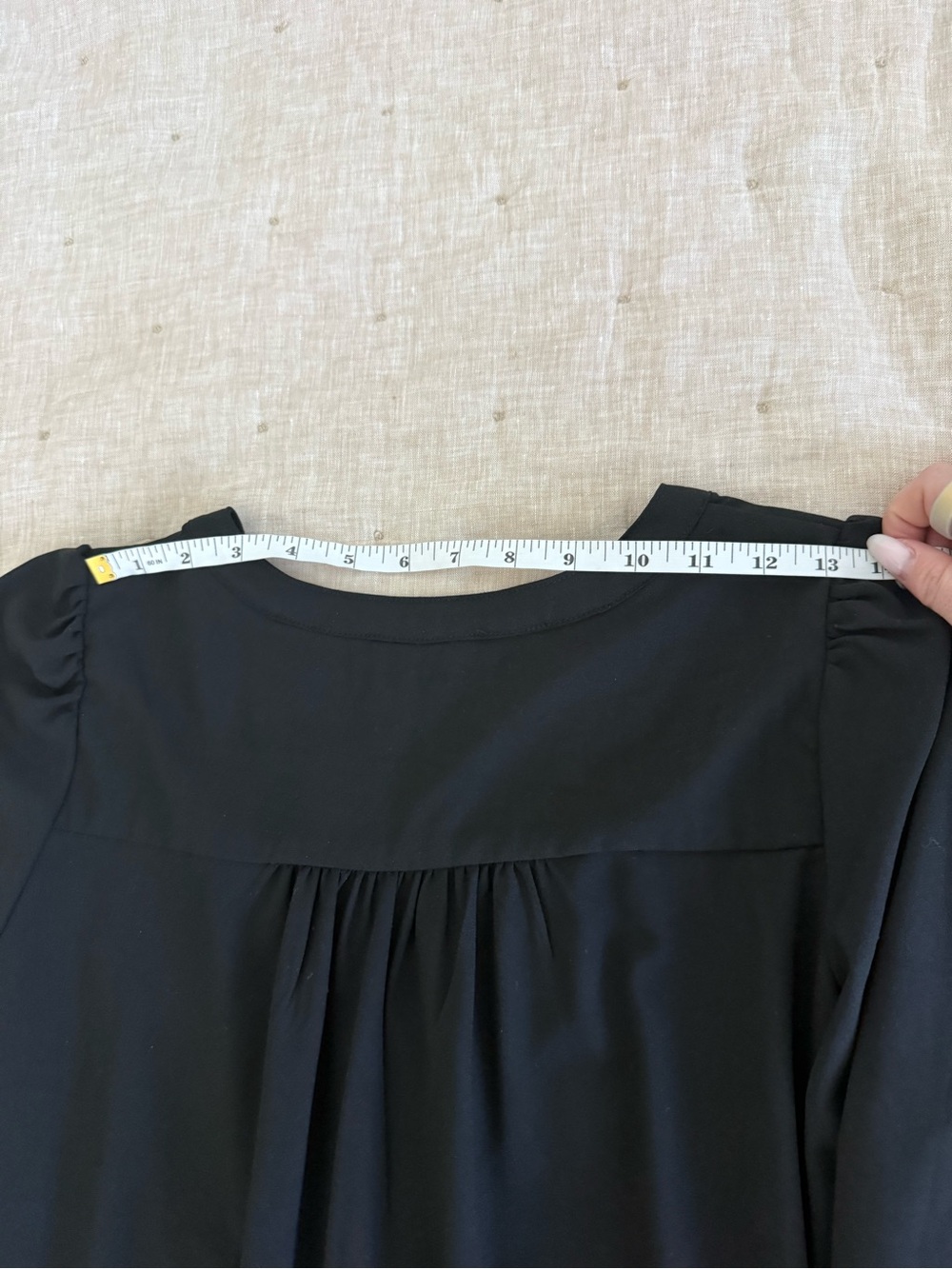 Pomander Place Black Crepe Kenzo Dress Size Medium - Picture 12 of 12